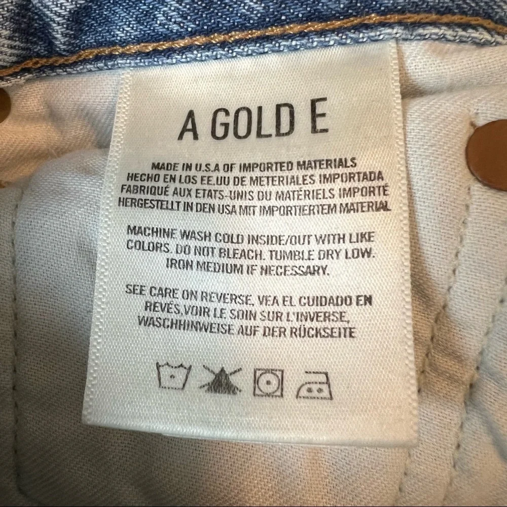 Agolde Riley High Rise Straight Crop Jeans - Picture 5 of 13